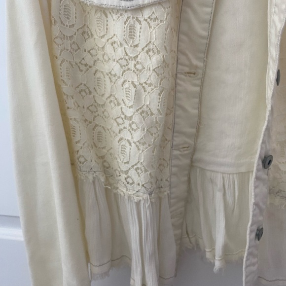 Free People Military Ruffle Jacket (10) - Picture 4 of 5